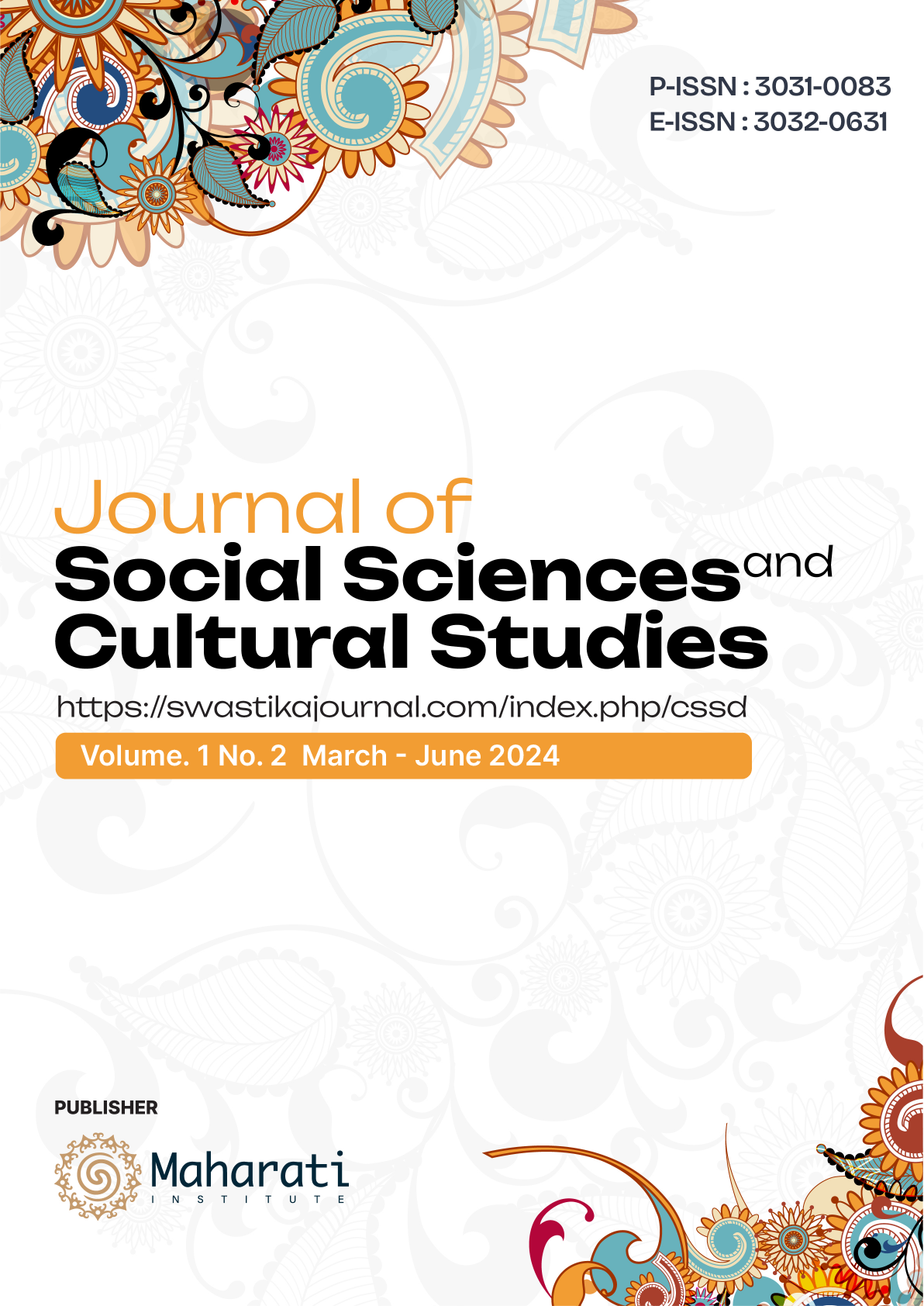 					View Vol. 1 No. 2 (2024): Journal of Social Sciences and Cultural Study (March - June 2024) - in Press
				