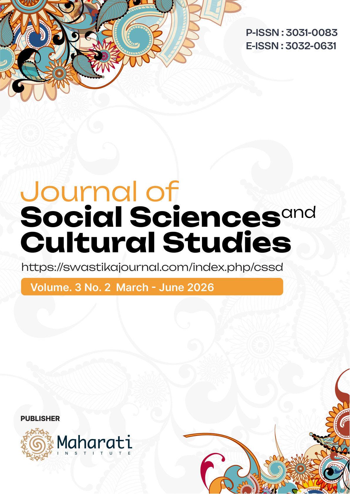 					View Vol. 2 No. 3 (2025): Journal of Social Sciences and Cultural Study (July - October 2025) 
				